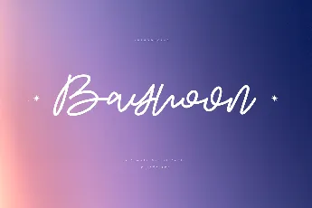 Bayhoon font