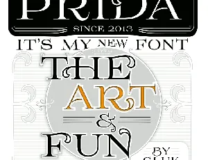 Prida61 font