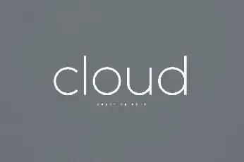 Cloud font