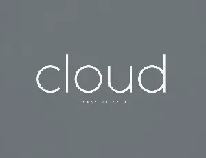 Cloud font