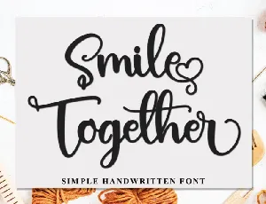 Smile Together font