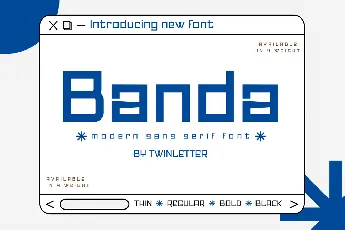 Banda font