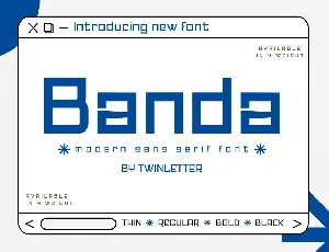 Banda font