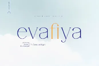 Evafiya font