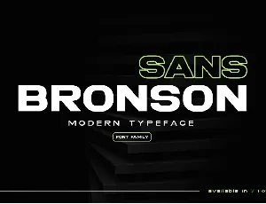 Bronson Sans font