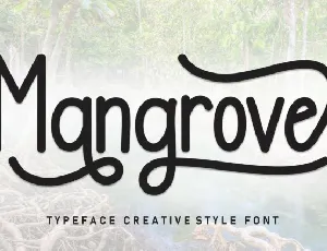 Mangrove Display font