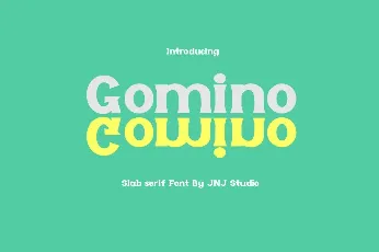 Gomino font