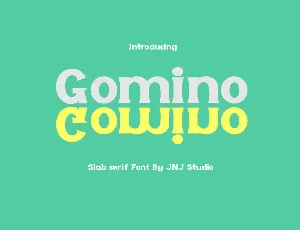 Gomino font