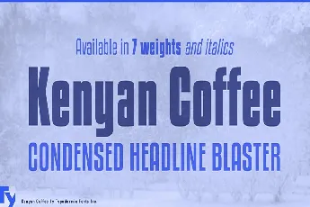 Kenyan Coffee Sans Family font