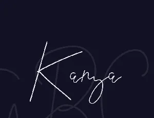 Kanya font