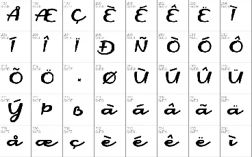 Handaru font