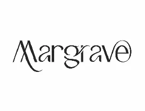 Margrave Demo font