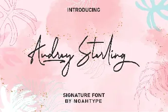 Audrey Sterling Demo font