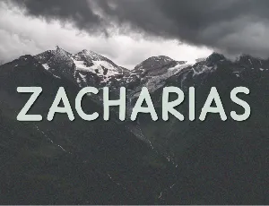 Zacharias font