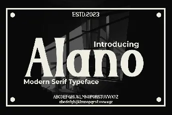 Alano font