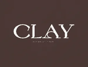 Clay font