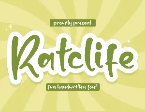 Ratclife font