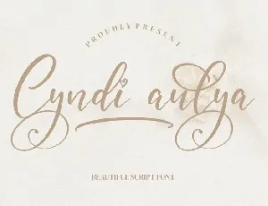 Cyndi Aulya font