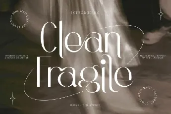 Clean Fragile font