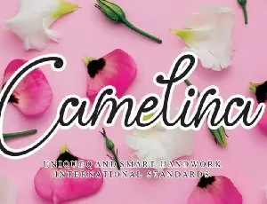 Camelina Handwritten font