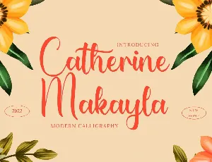 Catherine Makayla font