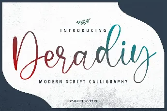 Deradiy font