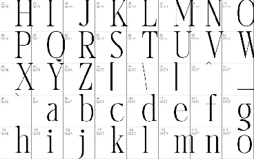 Harfterd font