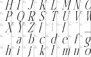 Harfterd font