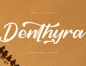 Denthyra DEMO VERSION font