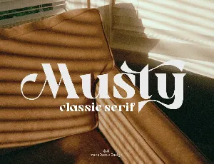 Musty DEMO font