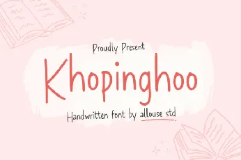 Khopinghoo Display font