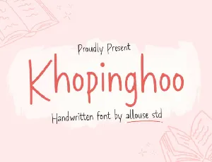 Khopinghoo Display font