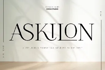 Askilon font