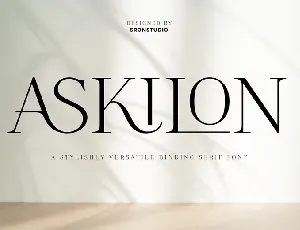 Askilon font