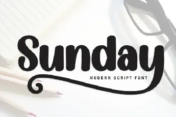 Sunday Display font