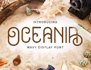 Oceania Display font