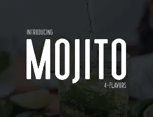 Mojito font