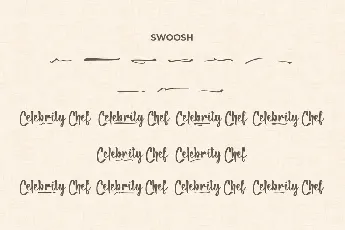 Celebrity Chef Demo font