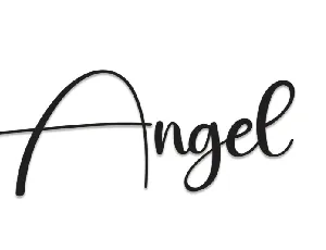 Angel Script Typeface font