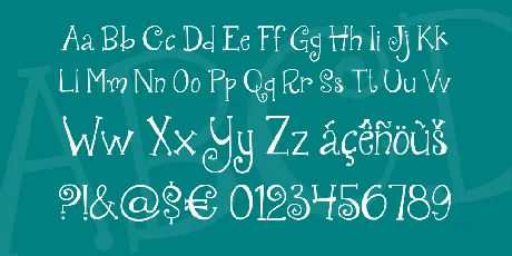 Janda Quirkygirl font