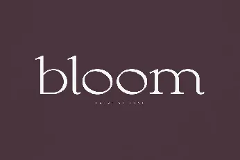 Bloom font