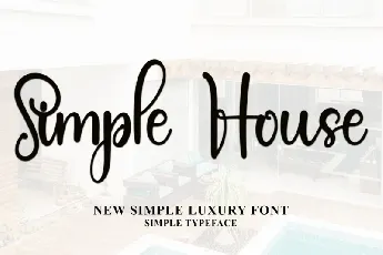 Simple House Typeface font