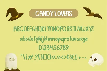 Scary Candy - Personal Use font