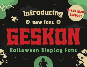 Geskon font