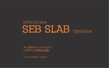 Seb Slab Typeface font