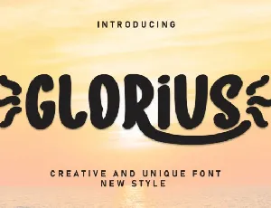 Glorius font