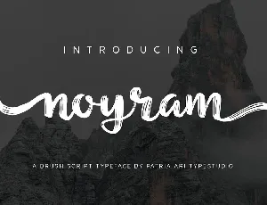 Noyram font