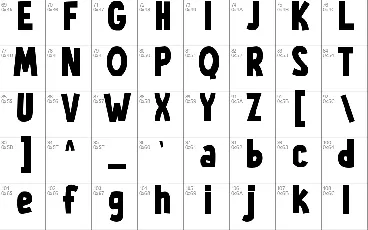 PANICKO font