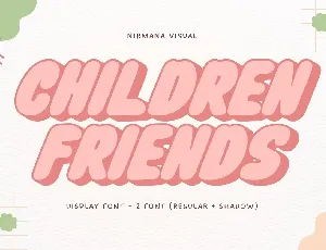 Children Friends font