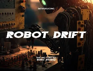 RobotDriftDemo font